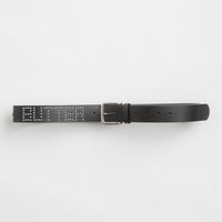 Butter Goods Leather Studded Belt - Black thumbnail