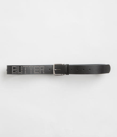 Butter Goods Leather Studded Belt - Black