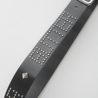 Butter Goods Leather Studded Belt - Black thumbnail