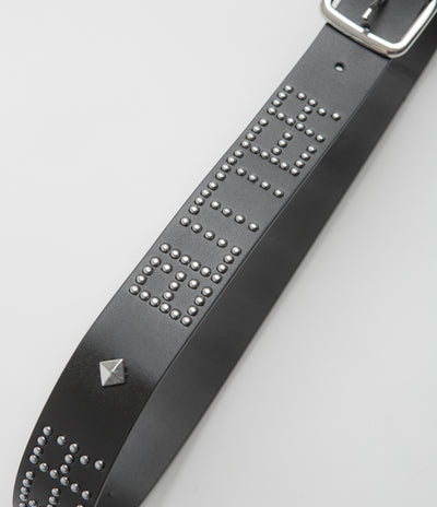 Butter Goods Leather Studded Belt - Black