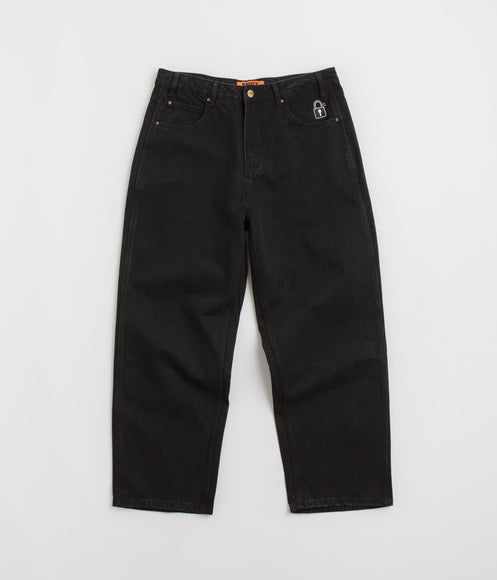 Butter Goods Lock Baggy Jeans - Flat Black