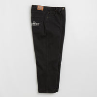 Butter Goods Lock Baggy Jeans - Flat Black thumbnail