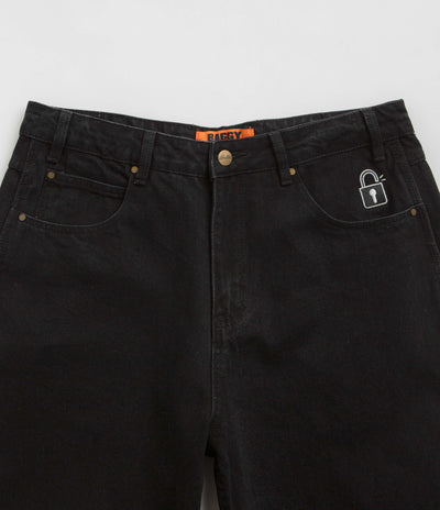 Butter Goods Lock Baggy Jeans - Flat Black