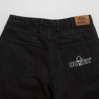 Butter Goods Lock Baggy Jeans - Flat Black thumbnail