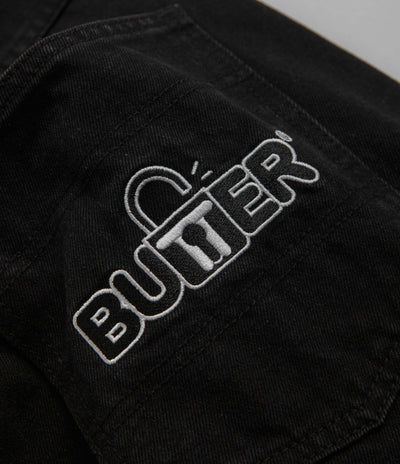 Butter Goods Lock Baggy Jeans - Flat Black