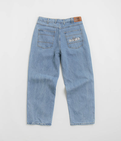 Butter Goods Lock Baggy Jeans - Light Indigo