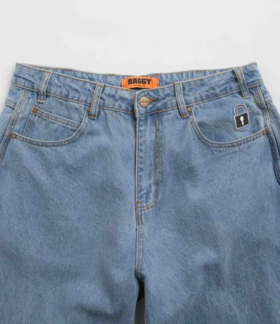 Butter Goods Lock Baggy Jeans - Light Indigo