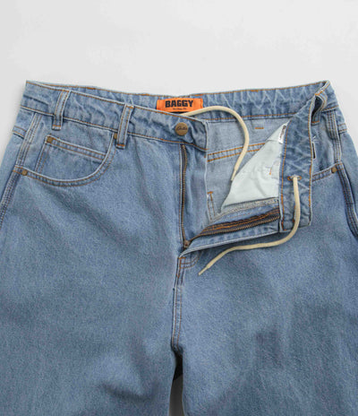 Butter Goods Lock Baggy Jeans - Light Indigo