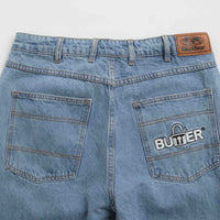 Butter Goods Lock Baggy Jeans - Light Indigo thumbnail