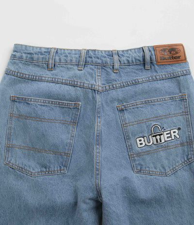 Butter Goods Lock Baggy Jeans - Light Indigo