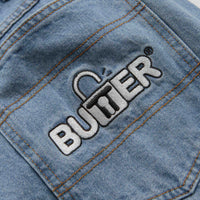 Butter Goods Lock Baggy Jeans - Light Indigo thumbnail