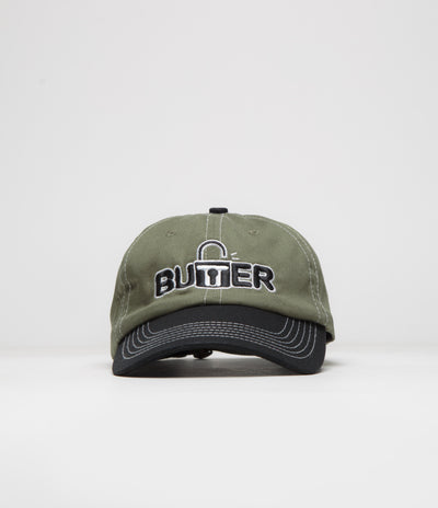 Butter Goods Lock Cap - Army / Black