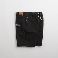 Butter Goods Lock Denim Shorts - Flat Black thumbnail