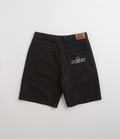 Butter Goods Lock Denim Shorts - Flat Black