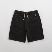 Butter Goods Lock Denim Shorts - Flat Black thumbnail