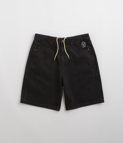 Butter Goods Lock Denim Shorts - Flat Black