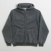 Butter Goods Mineral Wash Zip-Thru Hoodie - Charcoal thumbnail