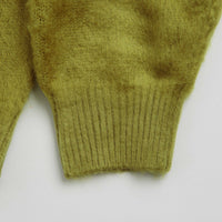 Butter Goods Mohair Button Up Knitted Shirt - Moss thumbnail