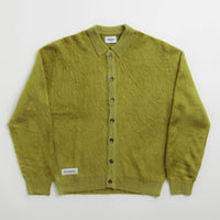 Butter Goods Mohair Button Up Knitted Shirt - Moss thumbnail