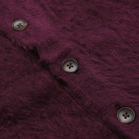 Butter Goods Mohair Button Up Knitted Shirt - Port thumbnail