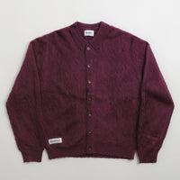 Butter Goods Mohair Button Up Knitted Shirt - Port thumbnail