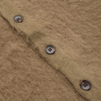 Butter Goods Mohair Button Up Knitted Shirt - Tan thumbnail