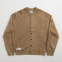 Butter Goods Mohair Button Up Knitted Shirt - Tan thumbnail