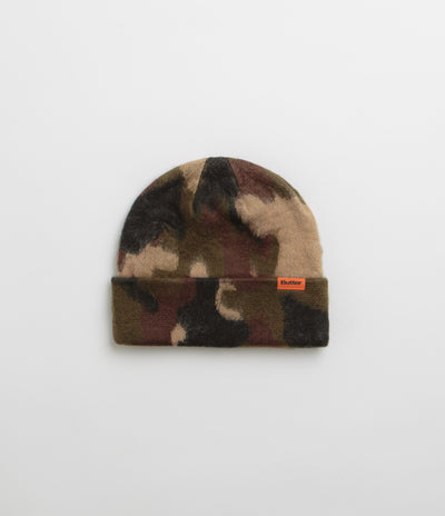 Butter Goods Mohair Camo Cuff Beanie - Fatigue