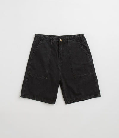 Butter Goods Patch Pocket Denim Shorts - Washed Black