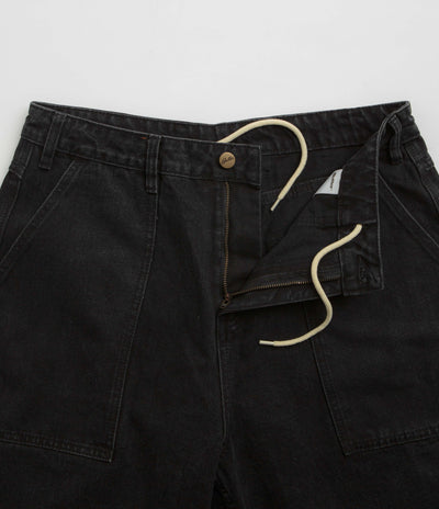 Butter Goods Patch Pocket Denim Shorts - Washed Black