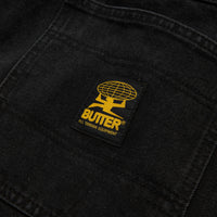 Butter Goods Patch Pocket Denim Shorts - Washed Black thumbnail