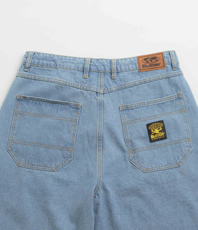 Butter Goods Patch Pocket Denim Shorts - Washed Indigo