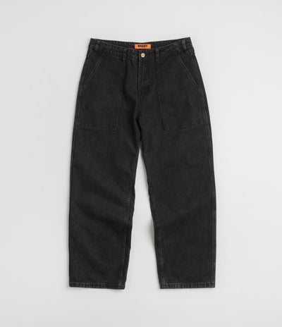 Butter Goods Patch Pocket Jeans - Washed Black