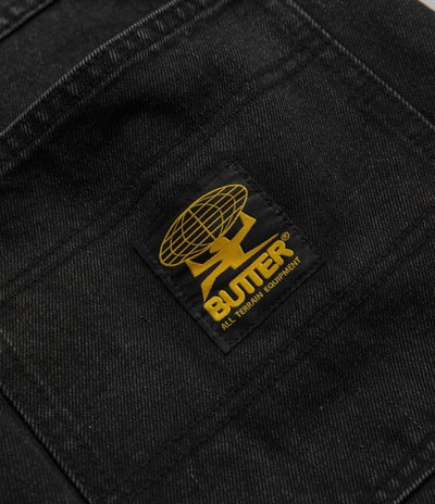 Butter Goods Patch Pocket Jeans - Washed Black