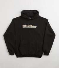 Butter Goods Plaid Applique Hoodie - Black / White