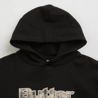 Butter Goods Plaid Applique Hoodie - Black / White thumbnail