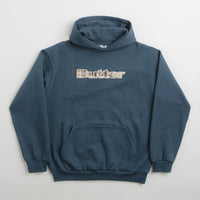 Butter Goods Plaid Applique Hoodie - Slate Blue thumbnail