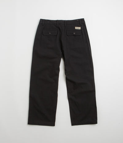 Butter Goods Pleated Trousers - Black