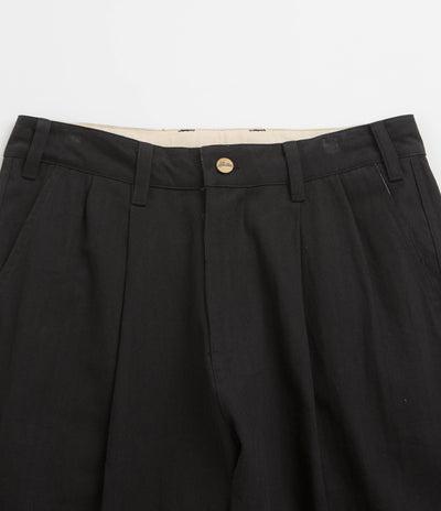 Butter Goods Pleated Trousers - Black