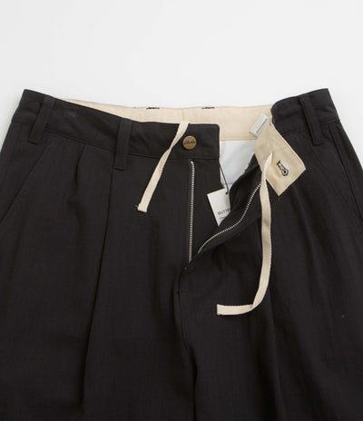 Butter Goods Pleated Trousers - Black