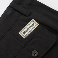 Butter Goods Pleated Trousers - Black thumbnail