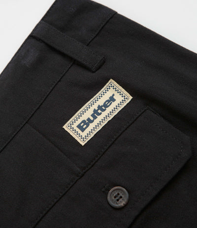 Butter Goods Pleated Trousers - Black