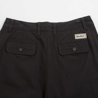 Butter Goods Pleated Trousers - Black thumbnail