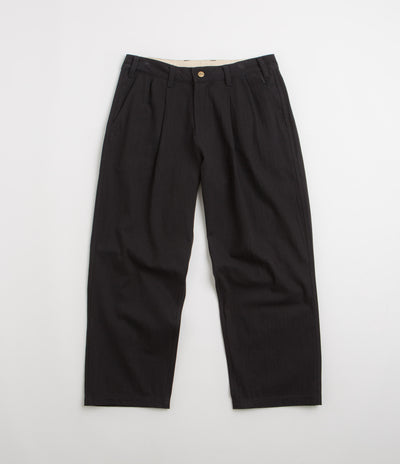 Butter Goods Pleated Trousers - Black