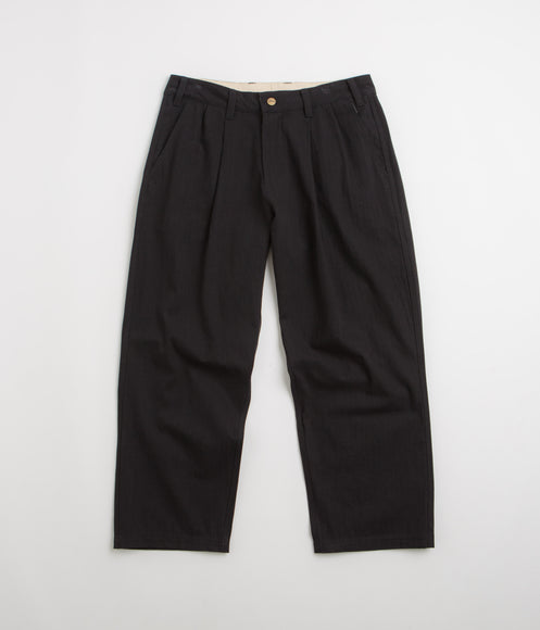 Butter Goods Pleated Trousers - Black