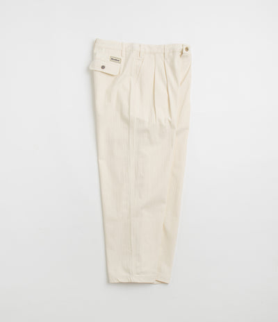 Butter Goods Pleated Trousers - Bone