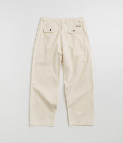 Butter Goods Pleated Trousers - Bone