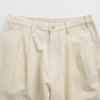 Butter Goods Pleated Trousers - Bone thumbnail