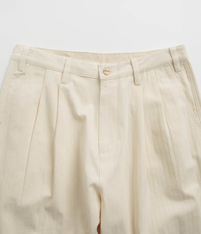 Butter Goods Pleated Trousers - Bone