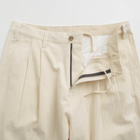 Butter Goods Pleated Trousers - Bone thumbnail